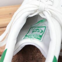 z4 アディダス スタンスミス US8 1/2 26.5cm/白 ホワイト 緑 グリーン adidas STAN SMITH メンズ スニーカー 中古_画像9