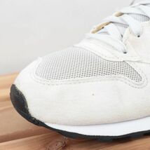 z118【500】ニューバランス US8.5 26.5cm/白 ホワイト クリーム 紺 ネイビー系 newbalance メンズ スニーカー 中古_画像7