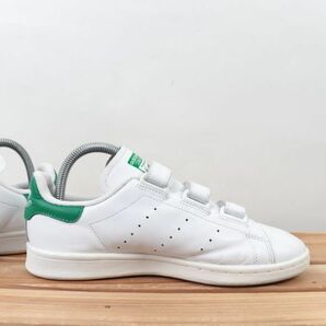 z374 アディダス スタンスミス コンフォート US5 1/2 23.5cm/白 緑 adidas STAN SMITH CF ベルクロ メンズ ユニセックス スニーカー 中古の画像5