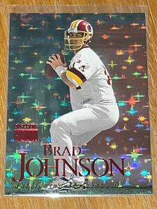 NFL 1999 SkyBox Premium Shining Star Ruby /30 #25 Brad Johnson QB / 30枚限定