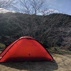 HILLEBERG UNNA ヒルバーグ ウナ レッド 純正フットプリント付の画像1