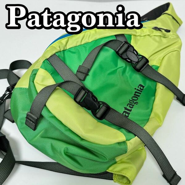【美品】Patagonia パタゴニア ATOM アトムスリングバッグ ワンショルダーボディバッグ ボディーバッグ 48259SP13