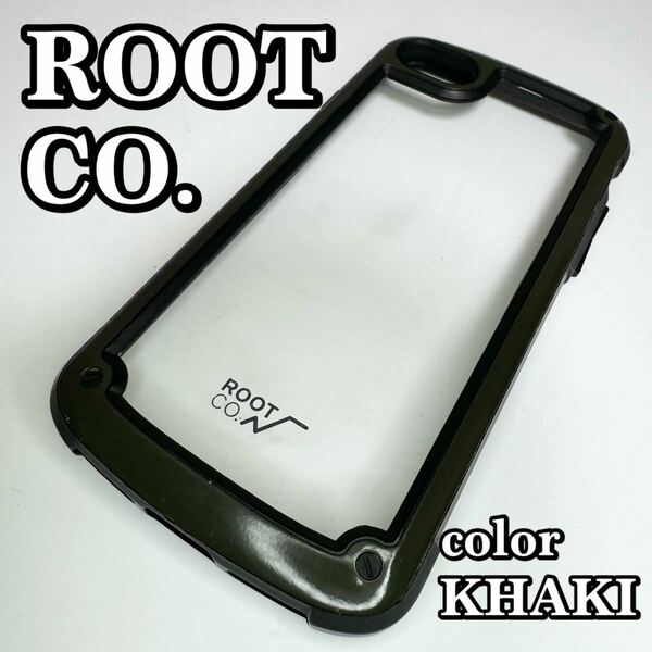 【貴重】ROOT CO. ルートコー iPhoneケース SE3 SE2 8 7 対応 カーキ Gravity Shock Resist Tough & Basic Case. 生産終了品 入手困難