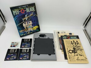 D4-999 【ジャンク】 MSX2 3.5インチFD サイオブレード T&ESOFT ティーアンドイーソフト 箱説他付