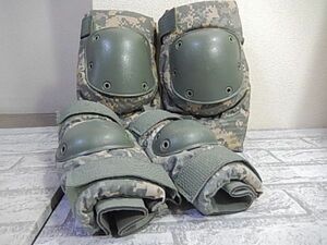 S21 サイズS ◆ALTA製ACUカラー タクティカルニーパッド＆エルボーパッド◆米軍◆サバゲー！バイク！スケボー！