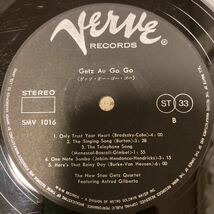 日本盤 ペラジャケ NEW STAN GETZ QUARTET FEATURING ASTRUD GILBERTO/GETZ AU GO GO/VERVE SMV-1016_画像4