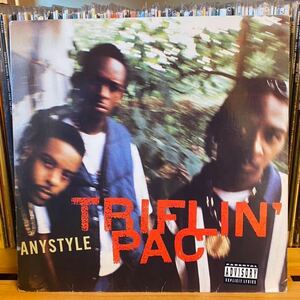 【廃盤12inch】Triflin' Pac / Anystyle /Flava 90's HIPHOP 1993 Elektra ジャケ付き　マイナー　アングラヒップホップ