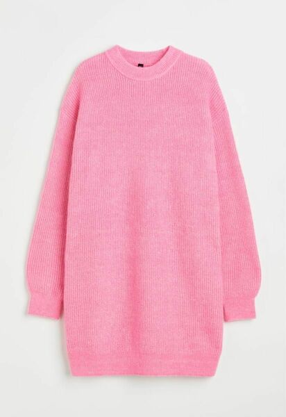 【SALE】H&M ニットワンピース　ピンク