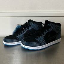 未使用 NIKE AIR JORDAN 1 RETRO LASER BLUE ナイキ エア ジョーダン レトロ レーザー ブルー_画像1