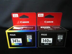 未開封 canon キャノン PIXUS FINE インク カートリッジ BC-340XL BC-341XL 2個セット 期限切れ 現状品【e】