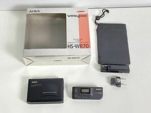 【希少・ジャンク品】AIWA HS-WR70 Cassette Boy カセットボーイ ワイヤレスポータブルカセットプレーヤー
