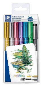 METHERLER METALLIC MARKER PEN 6 ЦВЕТНЫЙ МЕСТО 8323-SWP6P