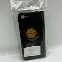 送料無料 iPhone 7 8 SE 2/3 第2世代 第3世代 通用 SE2 SE3 ケース 手帳型 ブラック スマホケース 携帯カバー カードケース 本革 レザー_画像7