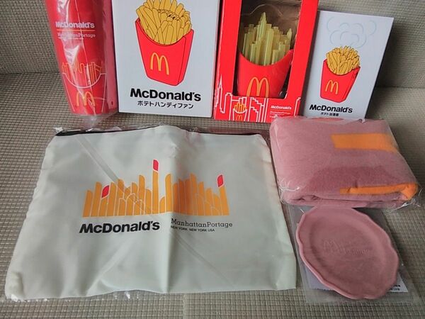 マクドナルド福袋 　加湿器 ブランケット ミニプレート　ライト　ハンディファン