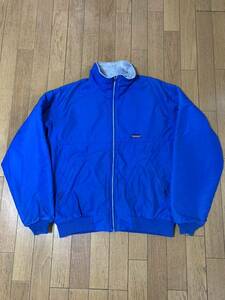 USA製 パタゴニア シェルドシンチラジャケット L ブルー グレー パープル patagonia ナイロンジャケット 80s 90s ビンテージ