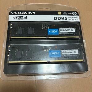 メモリ　 Crucial DDR5 4800Mhz 8G×2枚　新古品
