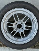 【’22年11月製】ENKEI Racing RPF1 15×7J+35 PCD100 4H FINALIST 595EVO 195/55R15 ほぼ未使用4本セット_画像4