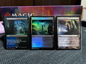 MTG 闇滑りの岸 foil 3枚