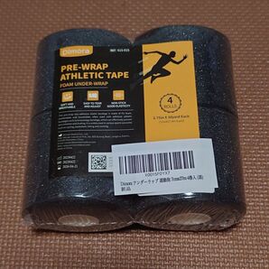 【新品】Dimora アンダーラップ 運動泡 7cmx27m 4巻入 (黒)
