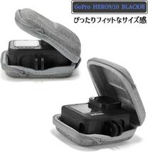 【Taisioner】GoPro HERO12/11/10/9/8/7/6/5用ミニケース 防振防塵 保護ケース セルカ棒取り外し_画像3