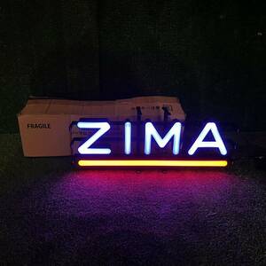 4-482】ジーマ ロゴ ネオン風 LEDサイン ZB064 ZIMA