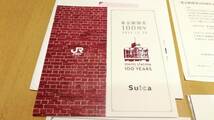 ◆◆送料無料◆◆ 東京駅開業100周年記念Suica 2枚セット 台紙有り【未使用】_画像5