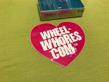 ピンク　小　Wheel Whores ハートステッカー ホイールホーズ UK USDM_画像1