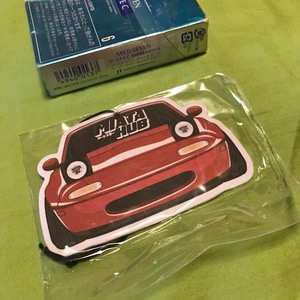 赤　NA　ミアータハブ　MiataHub　エアフレッシュナー ★ロードスター　ユーノス　アンフィニ　MX-5