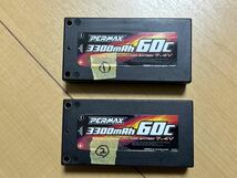 ★☆カワダ　1Sサイズ　リポ　7.4V 3300mAh-60C バッテリー　2本☆★_画像1