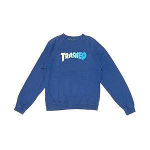 【送料無料】USA製 00s xla XLARGE TRASHED スウェット vintage 古着 オールドスケート