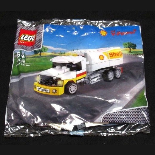送料無料 新品 LEGO レゴ シェル タンカー 40196 Shell Tanker Shell V-power タンクローリー 限定品 昭和シェル石油