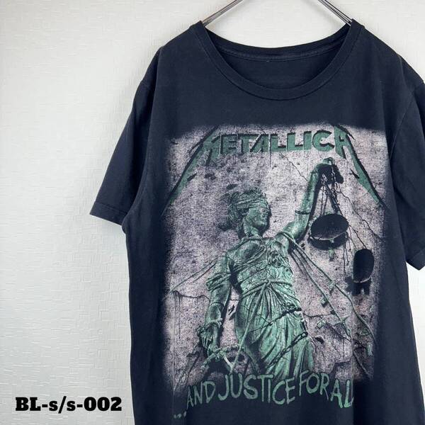 METALLICA メタリカ Tシャツ ブラック S 半袖 バンT ロックT ミュージックT アメリカ古着 ビンテージ