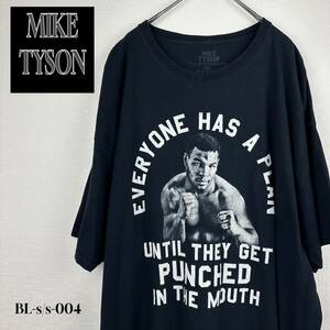 マイク・タイソン　MIKE TYSON オフィシャルTシャツ　ブラック　ボクシング　USA古着　アメカジ　オーバーサイズ　大きいサイズ