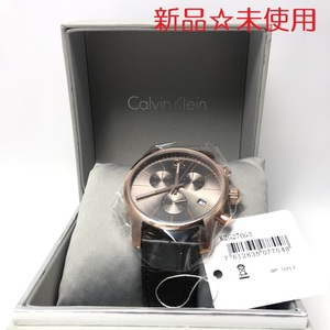 CALVIN KLEIN(カルバンクライン) 腕時計 CITY CHRONO K2G276G3 メンズ ブラウン