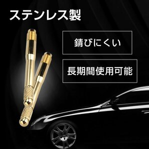 輸入車 ホイール セッティングボルト ガイド ピン ステンレス 120mm 12cm ゴールド 2本 セット M14×P1.5の画像5