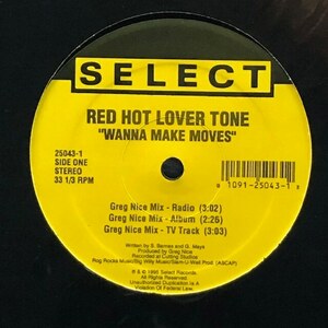 Red Hot Lover Tone - Wanna Make Moves（★盤面ほぼ良品！）