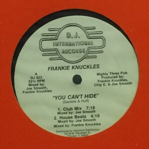 Frankie Knuckles - You Can't Hide