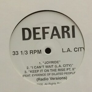 Defari- Joyride / I Can't Wait / Keep It On The Rise Pt. II（★美品！）