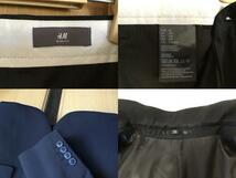 ■H＆M men's シングルスーツ ブラック 黒 46 S 送料1040円♪ _画像10