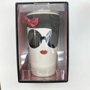 【未使用・希少】アリスアンドオリビア スターバックス コラボ ステイシーフェイス ダブルウォールマグ 355ml Alice and Olivia スタバの画像1