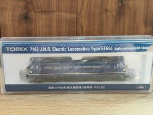 TOMIX 7142 国鉄 EF66-0形電気機関車(前期型・ひさし付) EF66 5 Ｍ13モーター 中古【送料無料】コキ レサ ワキ 貨物列車 連結に