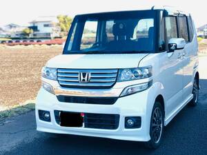 ホンダ　N BOX カスタムG ターボ＊H24年＊12万キロ＊2年車検＊右左パワースライドドア＊ナビ＊テレビ＊ETC＊バックカメラ