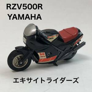 タカラ 1986 エキサイトライダーズ YAMAHAのRZV500R ブラック （検索：チョロバイ チョロ 仮面ライダー バイク プルバック）昭和 レトロ