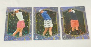 川崎春花 後藤未有 吉田弓美子パラレル版カード2023JLPGA女子ゴルフ