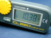 YOKOGAWA 横河 CL220 クランプテスタ AC/DC/交流/直流電流計 測定器 300A 中古_画像2