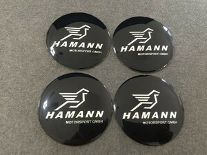 HAMANN ホイール センターキャップシール 56.5ｍｍ 4枚セット アルミ製 カーステッカー 自動車 ●164番