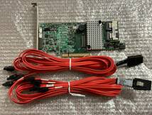 LSI RAIDコントローラー MegaRAID SAS 9271-8i RAID 1GBキャッシュ + FastPath チップ + ケーブル2本_画像1