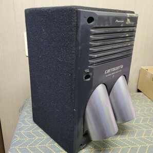 【中古品】Pioneer パイオニア carrozzeria カロッツェリア 20cmパワード サブウーファー TS-WX44A アンプ内蔵 保証書なし 取扱説明書なしの画像5