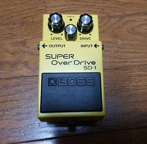 【送料520円】 BOSS SD-1 SUPER Over Drive ボス スーパーオーバードライブ 動作良好品 PSA対応