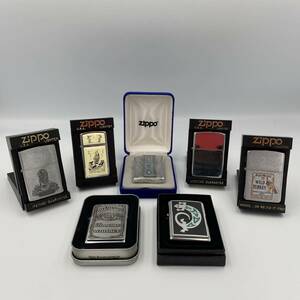 Zippo ジッポ 7点セット ターコイズ トカゲ ジャックダニエル 船 マーライオン ワイルドターキー シルバーコレクション 